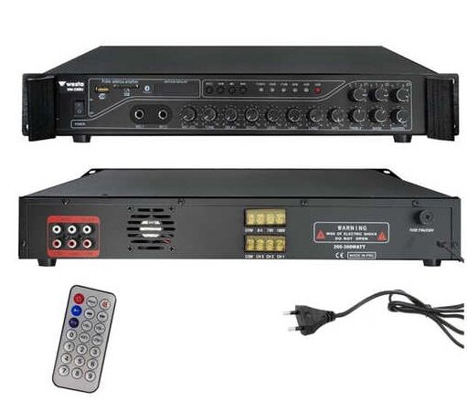 WESTA WM-2300U 3 BÖLGELİ 150-300W MİXER AMFİ