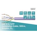 DIGITUS DK-1613-VH-5 500MT UTP CAT6 NETWORK KABLO MOR 23AWG LSOH
