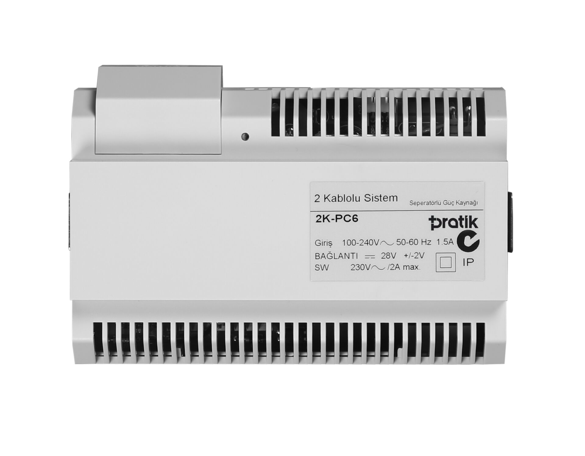* PRATİK KART (2K-PC6) SEPERATÖRLÜ GÜÇ KAYNAĞI ( 20 DAİREYE KADAR )