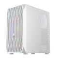 1ST PLAYER ARIYA AY7 BEYAZ 650W 80+ ARGB 4X12CM FAN TEMPERLİ CAM MESH USB 3.0 ATX KASA