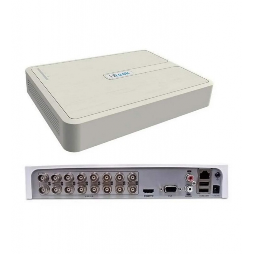 HILOOK DVR-116G-K1, 16Kanal, 2Mpix, H265 Pro+, 1 HDD Desteği, 5in1 DVR Cihazı