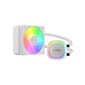 GAMDIAS AURA GL120 V2 WH, White Edition, 120mm,  RGB, 1 Fanlı, CPU Sıvı Soğutma