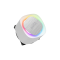 GAMDIAS AURA GL120 V2 WH, White Edition, 120mm,  RGB, 1 Fanlı, CPU Sıvı Soğutma