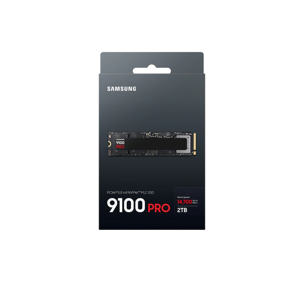 SAMSUNG MZ-VAP2T0BW, 9100 PRO, 2TB, 14700/13400, Gen5, NVMe PCIe M.2 2280, SSD (Türkiye Distribütörü Garantili)
