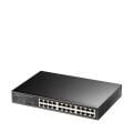 CUDY GS1024 24 PORT 10/100/1000 YONETILEMEZ RACK MOUNT SWITCH METAL KASA