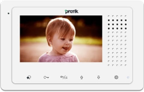 * PRATİK KART (2K-400) 4.3 İNÇ DAİRE İÇİ MONİTÖR (DAİRELER ARASI GÖRÜŞME DOKUNMATİK BUTON)