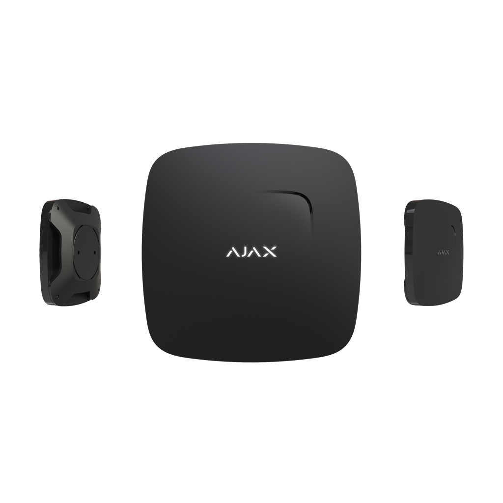 AJAX  FireProtect, Kablosuz, Isı ve Duman Dedektörü, SİYAH