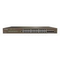 TENDA TEG3328F 28 PORT 10/100/1000 4 X SFP YONETILEBILIR RACK MOUNT SWITCH