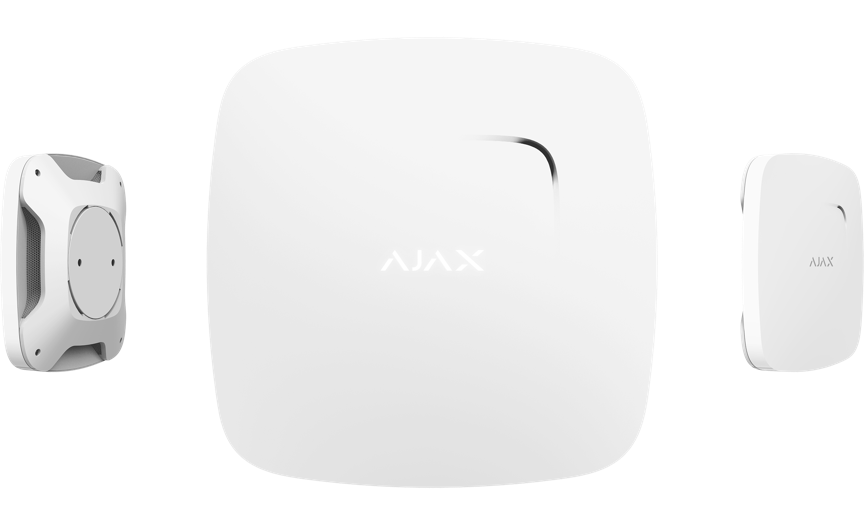 * AJAX FireProtect Plus EYAZ*Kablosuz Karbonmonoksit+Isı ve Duman Dedektörü