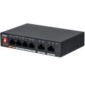 DAHUA PFS3006-4ET-60 4 PORT 10/100 + 2 PORT 10/100 UPLINK 60W POE METAL KASA SWITCH