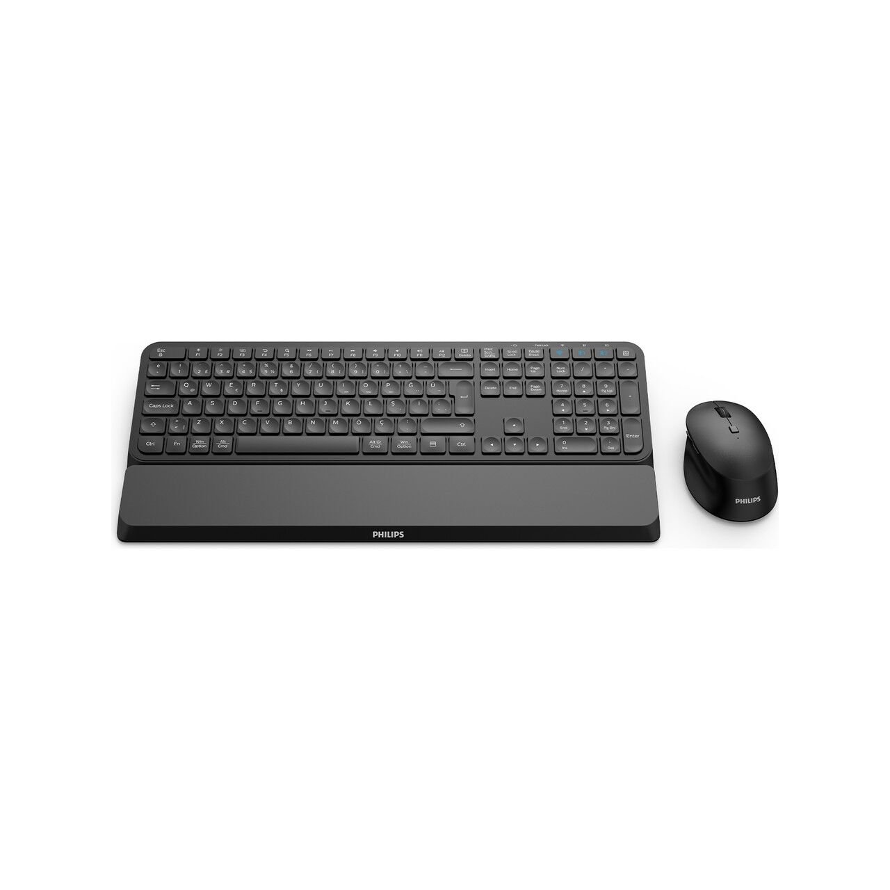 PHILIPS SPT6607 KABLOSUZ STANDART SİYAH Q KLAVYE+MOUSE