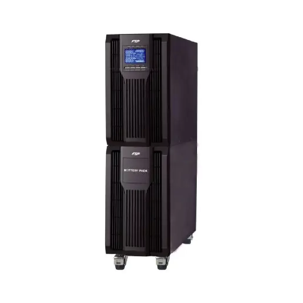 FSP Champ6K 6KVA Online 1F/1F UPS  (16x7A LEOCH DJW12 Serisi Akü Grubu) (Ücretsiz Devreye Alma)