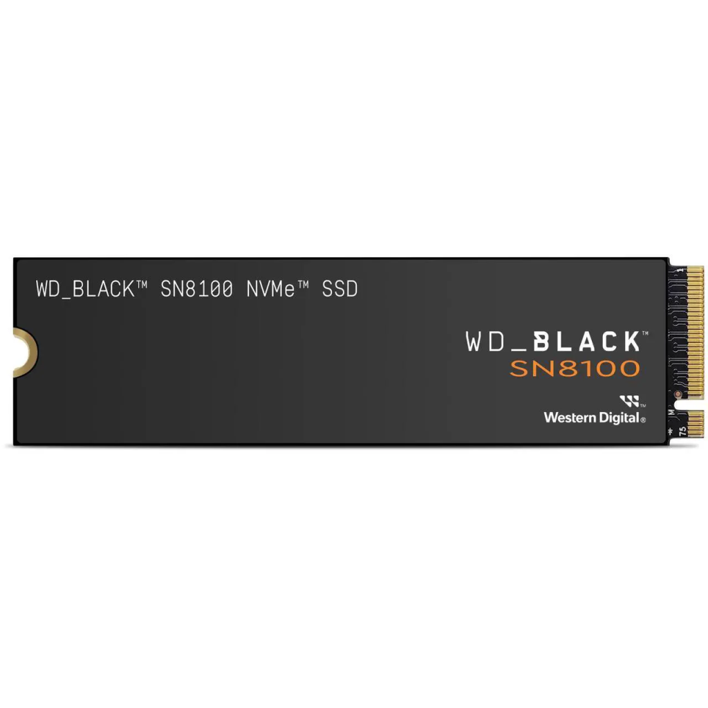 WD Black SN8100, WDS100T1X0M, 1TB, 14900/11000, Gen4, NVMe PCIe M.2 2280,  SSD