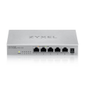 ZyXEL MG-105, 5 Port, GigaBit, Metal Kasa, Yönetilemez, Masaüstü Switch