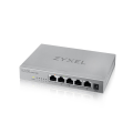 ZyXEL MG-105, 5 Port, GigaBit, Metal Kasa, Yönetilemez, Masaüstü Switch