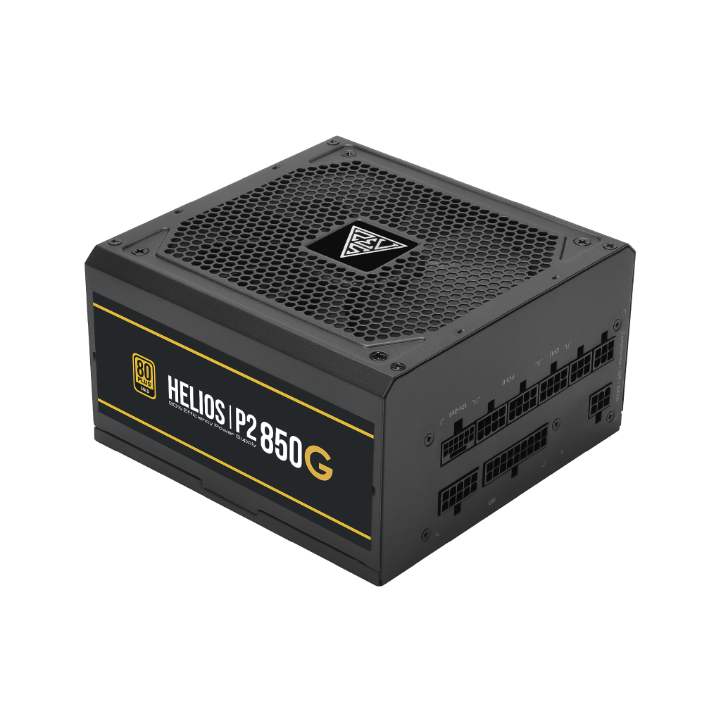 GAMDIAS HELIOS P2-850G, 850W, 80+ Gold, Full Modüler, Aktif PFC, GAMING, ATX, Power Supply (PSU)