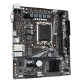 GIGABYTE H610M H V2, rev.1.0, 5600MHz, 2xDDR5,  M.2, D-SUB, HDMI, 12-13.14.Nesil, LGA1700 Soket, Anakart