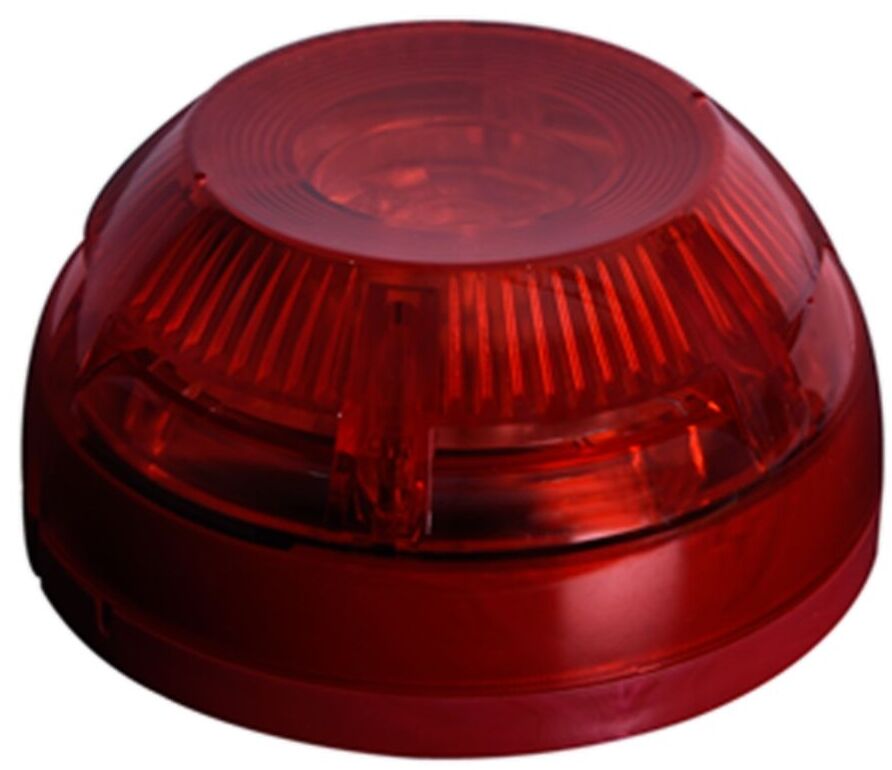 TEKNİM TFS-3193R KONVANSİYONEL YANGIN ALARM FLAŞÖRÜ. KIRMIZI (EN-54 SERTİFİKALI)