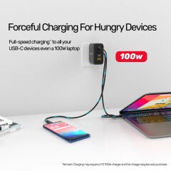 UNITEK USB4 THUNDERBOLT KABLO 0.8MT 40GBPS, 8K&60Hz,100W (C14100BK-0.8M)