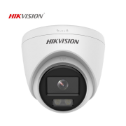 HIKVISION DS-2CD1327G0-LUF 2Mpix, 2,8mm Lens, H265+, 30Mt Gece Görüşü, Dahili Mikrofon, Color Vu Lite, Full Time Color, Dome IP Kamera