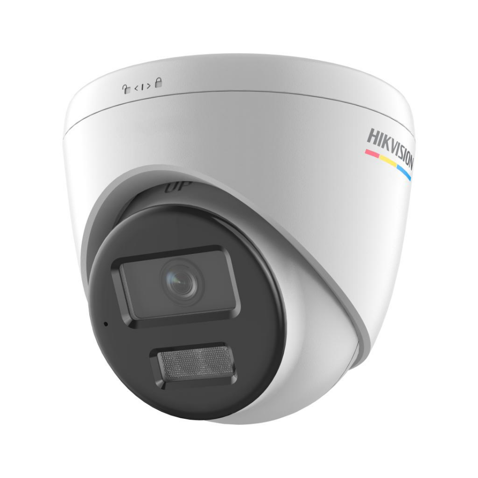 HIKVISION DS-2CD1327G2H-LIUF, 2Mpix, 2.8mm Lens, H265+, 30Mt Gece Görüşü, Color Vu, Smart Hybrid Light, Full Time Color, Dahili Mikrofon, Dome IP Kamera
