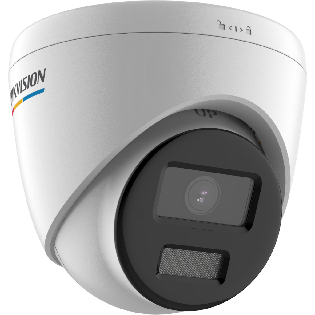 HIKVISION DS-2CD1343G2-LIUF 4Mpix, 2,8mm Lens, H265+, 30Mt Gece Görüşü, Hybrid Light, PoE, Mikrofonlu Dome IP Kamera