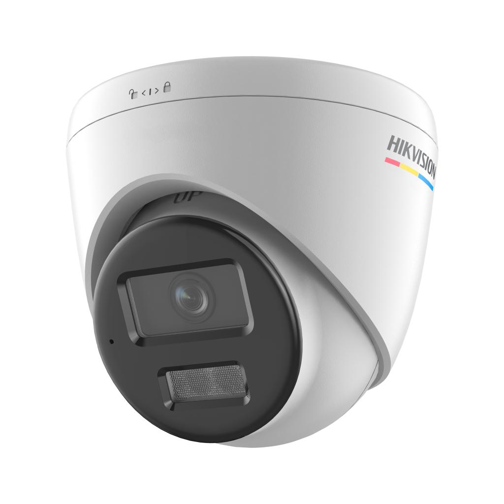 HIKVISION DS-2CD1347G2H-LIUF, 4Mpix, 2,8mm Lens, H265+, 30Mt Gece Görüşü, Dahili Mikrofon, Color Vu Lite, Full Time Color, Dome IP Kamera