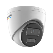 HIKVISION DS-2CD1347G2H-LIUF, 4Mpix, 2,8mm Lens, H265+, 30Mt Gece Görüşü, Dahili Mikrofon, Color Vu Lite, Full Time Color, Dome IP Kamera