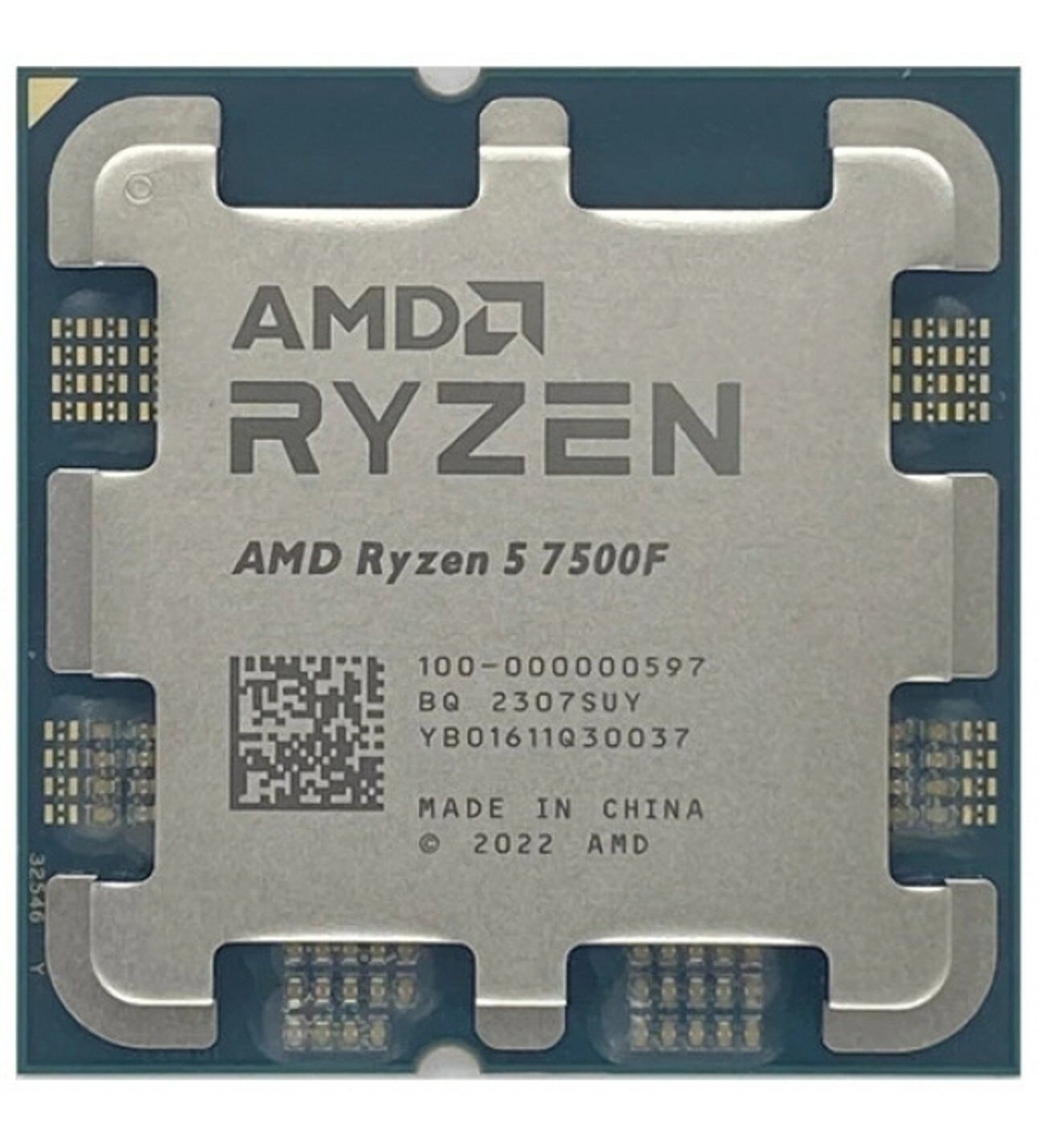 AMD Ryzen 5 7500F (6 Çekirdek) 3.7GHz ~ 5.0GHz 32mb AM5 İşlemci Tray (Fansız)