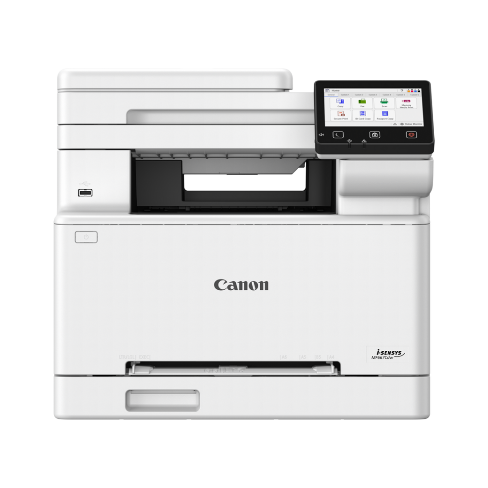 CANON i-SENSYS MF667CDW, Renkli Lazer Yazıcı,  Tarayıcı, Fotokopi, Fax, Wifi, Lan, Duplex, ORİJİNAL TONERLİ, TÜRKİYE Distibütör GARANTİLİ
