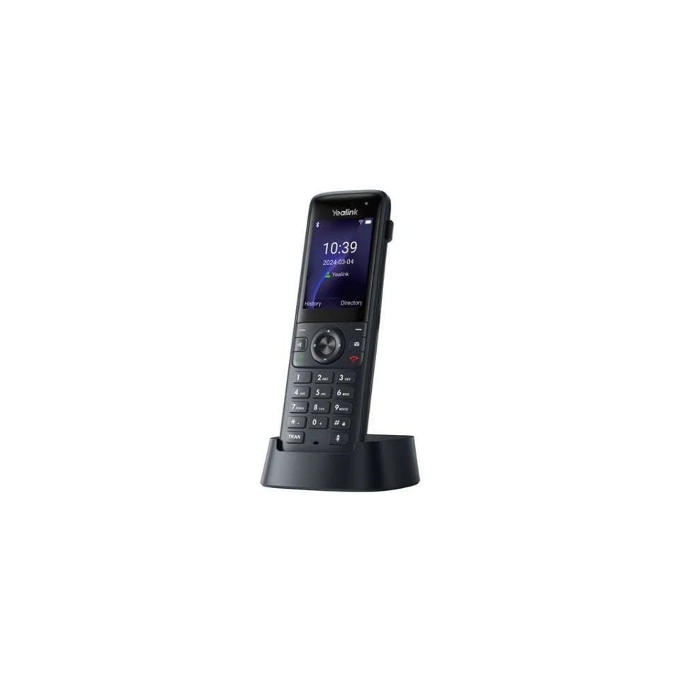 YEALINK AX83H, WiFi, Dect, Kablosuz IP TELEFON, Siyah, 2.4" Renkli Ekran, Bluetooth, 9 Saat Konuşma, 200 Saat Bekleme