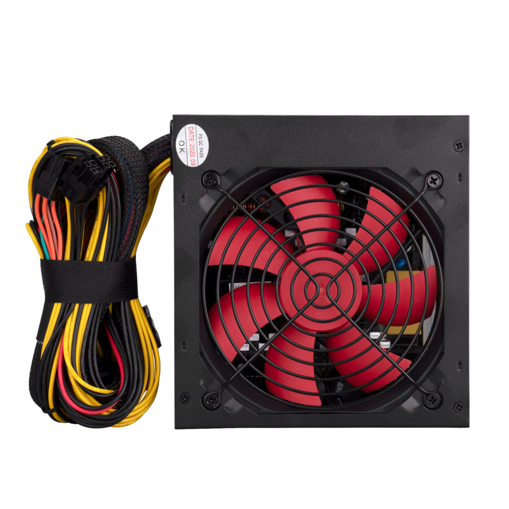 EVEREST EPS-600A, Peak 600W, 12cm Fan, ATX, Aktif PFC, GAMING Power Supply (PSU)