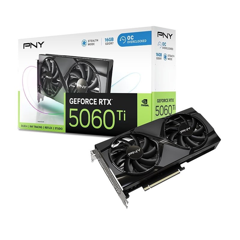 PNY RTX 5060 Ti OC 16GB GDDR7 128Bit (VCG5060T16DFXPB1-O) Ekran Kartı