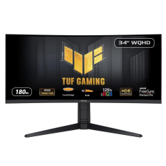 ASUS TUF GAMING VG34VQL3A 34" 1ms, 180Hz, WQHD Curved, 2xDP, 2xHDMI, USB, VA Panel, 1500R, Display HDR 400, GAMING Monitör