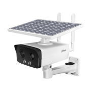 DAHUA IPC-HFW2431DG-4G-SP-EAU-B, 4Mpix, 3,6mm Lens, H265+, 50Mt Gece Görüşü, Dahili Mikrofon, IP67,  Solar(Güneş Enerjili) IP Kamera