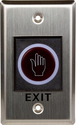 ZKTeco TLEB101 TEMASSIZ ÇIKIŞ BUTONU SIVA ÜSTÜ