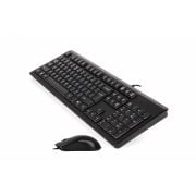 A4 TECH KR-9276 USB MULTİMEDYA SİYAH Q KLAVYE MOUSE