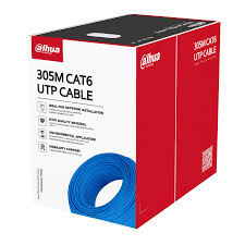 DAHUA PFM922I-6UN-C CAT6 - CCA UTP 305 Metre 23AWG - 0.57mm Network Kablosu Mavi
