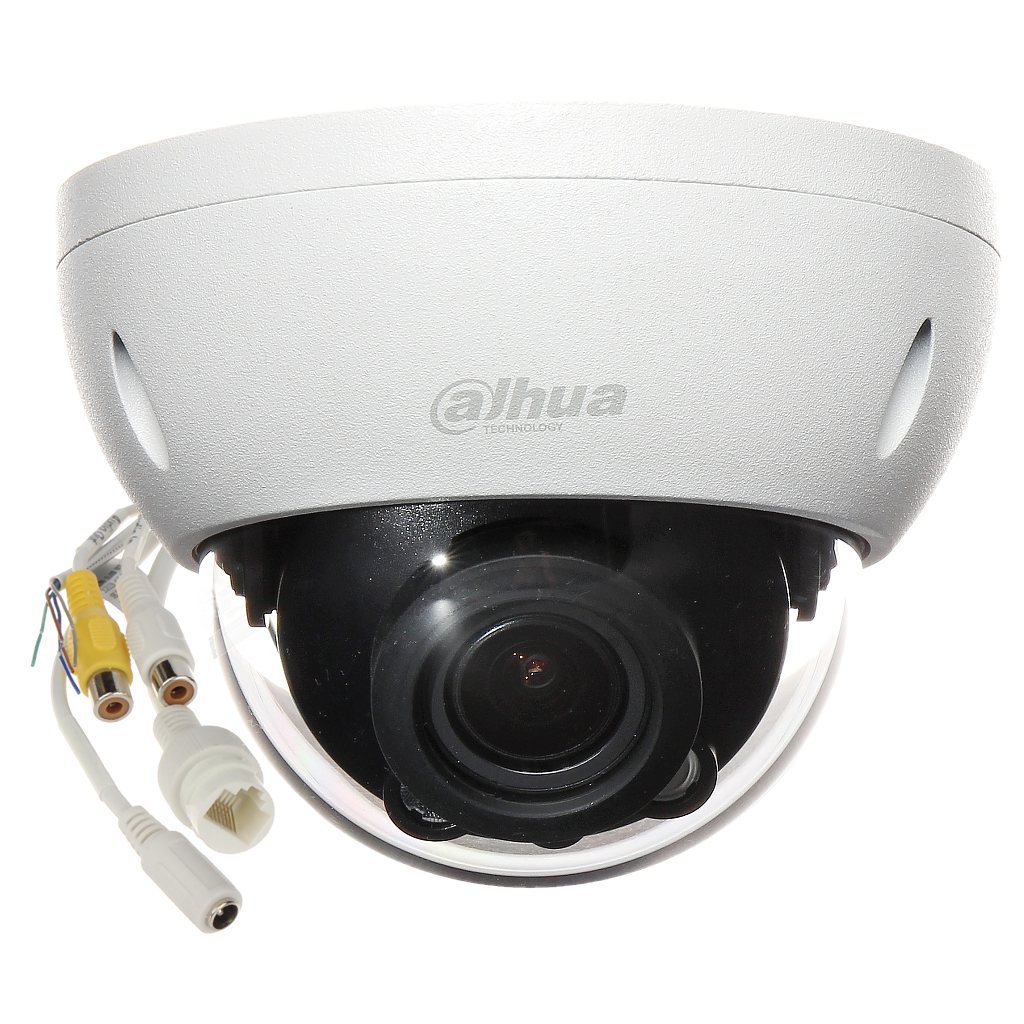 DAHUA IPC-HDBW3541R-ZAS, 5Mpix, 2,7-13,5mm Motorize Lens, H265+, SD Kart, Starlight, 40Mt. Gece Görüş, Dahili Mikrofon, IP67, IK10, Dome IP Kamera