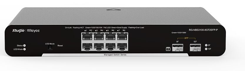 RUİJİE - REYEE RG-NBS3100-8GT2SFP 8 PORT GİGABİT L2 SWİTCH