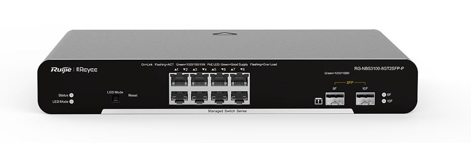 RUİJİE - REYEE RG-NBS3100-8GT2SFP-P 8 PORT GİGABİT L2 POE SWİTCH