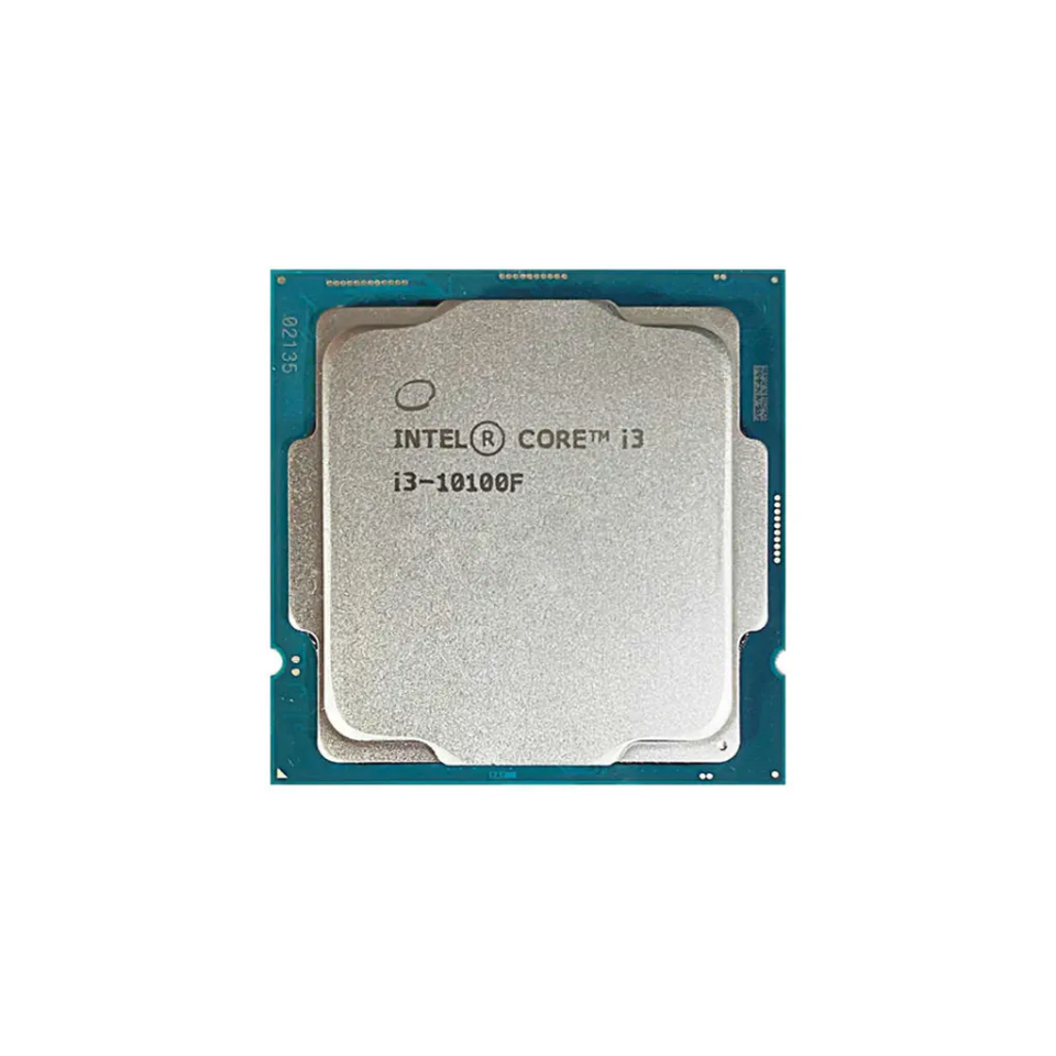 INTEL i3-10100F 4 Core, 3.60Ghz, 6Mb, 65W,  LGA1200,10.Nesil, Tray, (Dahili Grafik YOK, Fan YOK)