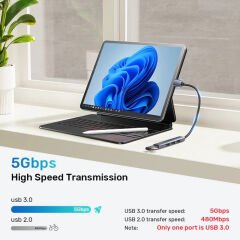 UNITEK TYPE-A TO 4 PORT USB HUB (USB3.0 + 3 x USB2.0) (H1208A)