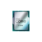 INTEL i3-12100 4 Core, 3.30Ghz, 12Mb, 89W,  LGA1700,12.Nesil, TRAY, (Dahili Grafik VAR, Fan YOK)