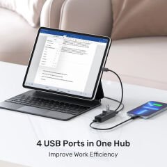 UNITEK TYPE-C TO 4 PORT USB 3.0 + TYPE-C (Y-3089Z01)