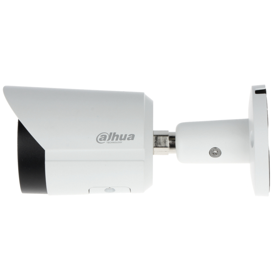 DAHUA IPC-HFW2441S-S-0360B, 4Mpix, 3,6mm Lens, H265+,  30Mt Gece Görüşü, IP67, Dahili Mikrofon, PoE Bullet IP Kamera
