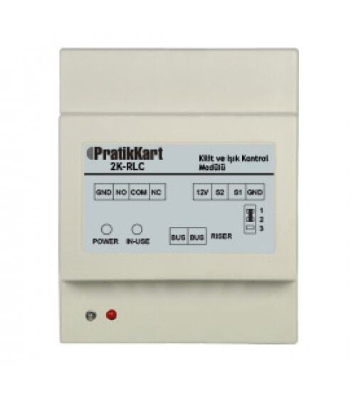 PRATİK KART 2K-RLC KİLİT VE IŞIK KONTROL MODÜLÜ