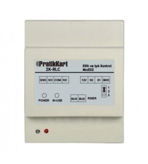 PRATİK KART 2K-RLC KİLİT VE IŞIK KONTROL MODÜLÜ