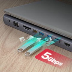 UNITEK USB-C 11in1 UNIVERSAL DOCKING STATION MST DESTEKLİ  (D1022B)