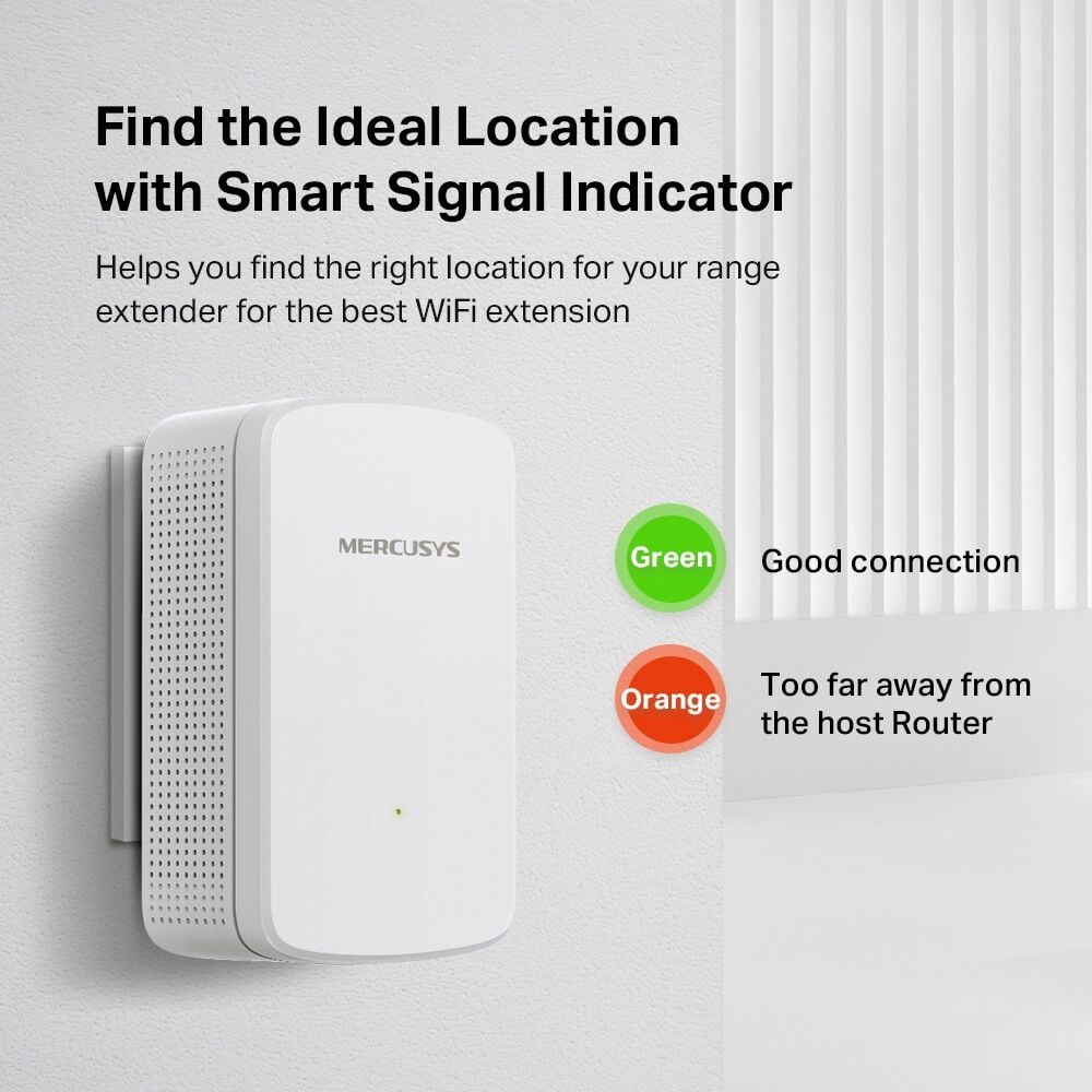 TP-LINK MERCUSYS ME10 1xMbit port 300 Mbps Wi-Fi Menzil Genişletici